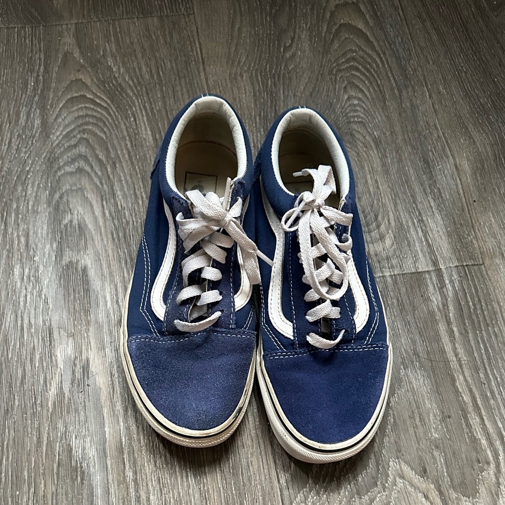 Vans Blue and White Sneakers
